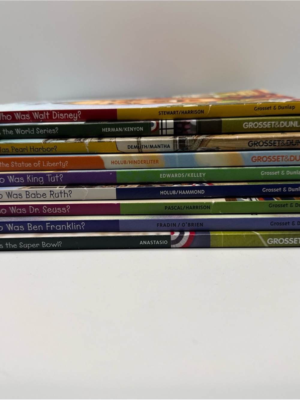 Lot of 9 Who Was / What Is Series Children's Biography Chapter Books HQ History - Picture 2 of 6